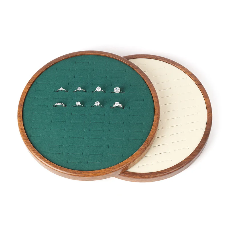 New Arrivals High Quality  Round Trays   For Ring  Jewelry Display  Packaging Gift