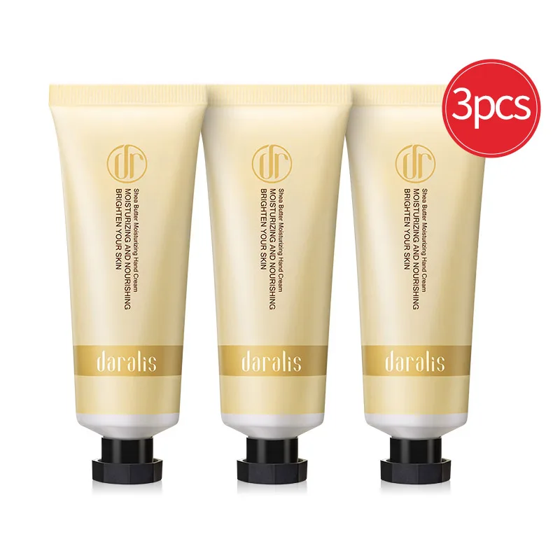 

Daralis 3pcs Shea Butter Moisturizing Hand Cream Anti-Dryness Moisturizing Anti-chapping Whitening Hand Care Nourishing Cream
