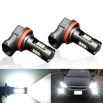 

2Pcs Led HB3 9005 Fog Light Bulb 1200lm 6000K White Car Daytime Running Lamp Auto Parts