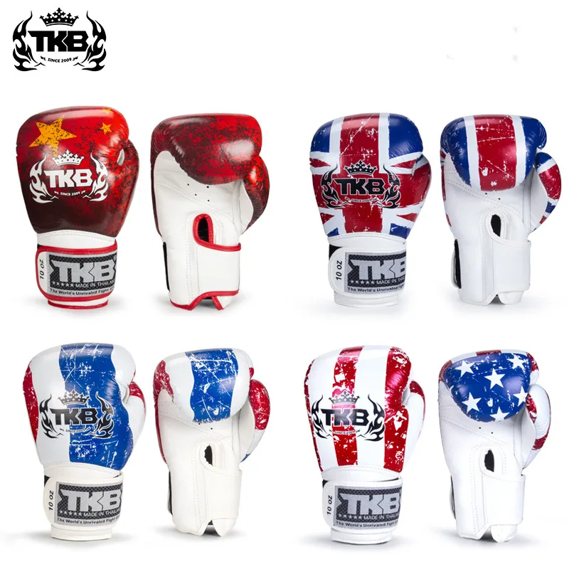 

Thailand import TKB version of adult men and women sanda boxing training boxing gloves flag fight fighting gloves