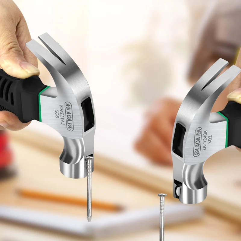 LAOA Mini Claw Hammer 8OZ Nail Hammer Tool Steel Woodworking Striking and Electronic Tools 3