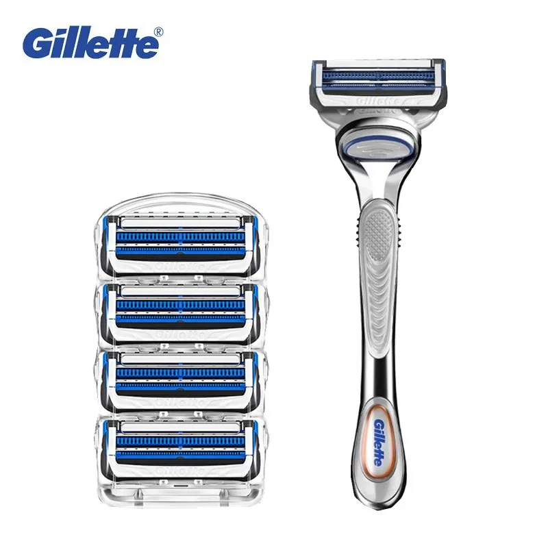 

Removable Razor Blades for Men Gillette Fusion SKINGUARD Shaver Razor + 5 Razor for Shaver