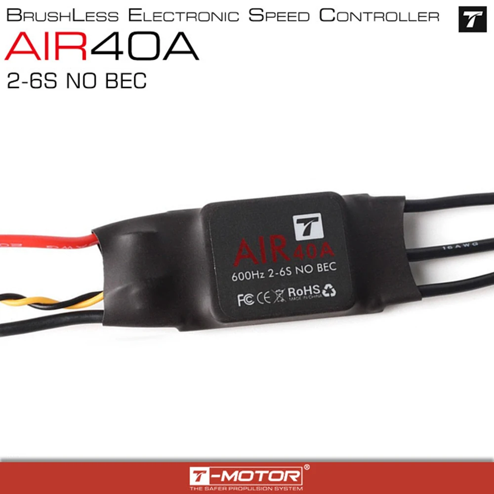 

T-MOTOR ESC Air 20A 40A NO BEC Brushless Motor Air40A Air20A Electronic Speed Controller For Multicopter