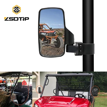 

ZSDTRP UTV Rear View Mirrors Shockproof Side Mirror 1.75-2 Inch Rolling Cage for Polaris Rzr 800 900 1000 Can Am Racing Mirror