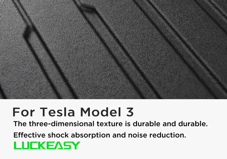 LUCKEASY TPE универсальные коврики для Tesla модель 3- всепогодные водонепроницаемые и носимые(модель пианино