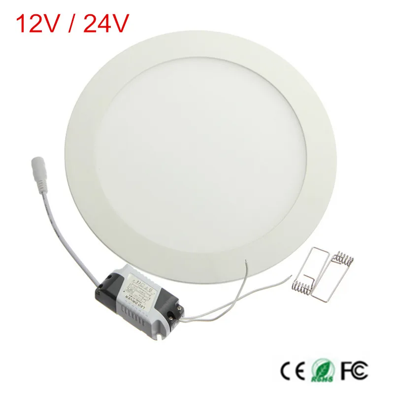AC/DC 12V 24V led downlight 3W-25W Recessed Ceiling Panel Indoor Spot Down Light 12V 24V + Driver led downlight recessed ceiling spotlight ceiling lamps