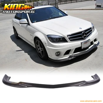 

Fit For 08-11 C Class W204 C63 Pre-LCI AMG Godhand Front Bumper Lip - Carbon Fiber CF