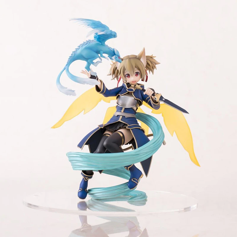 ゲームソードアートオンラインシリカ Alo 版 Pvc アクションフィギュアアニメフィギュアモデルのおもちゃコレクション人形ギフト Action Figures Aliexpress