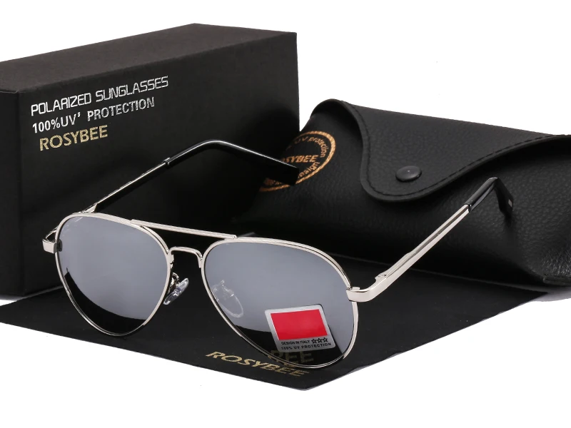 Поляризационные авиационные солнцезащитные очки небольшого размера UV400, классические очки пилота 54 мм, брендовые солнцезащитные очки для мальчиков и девочек, оригинальная коробка