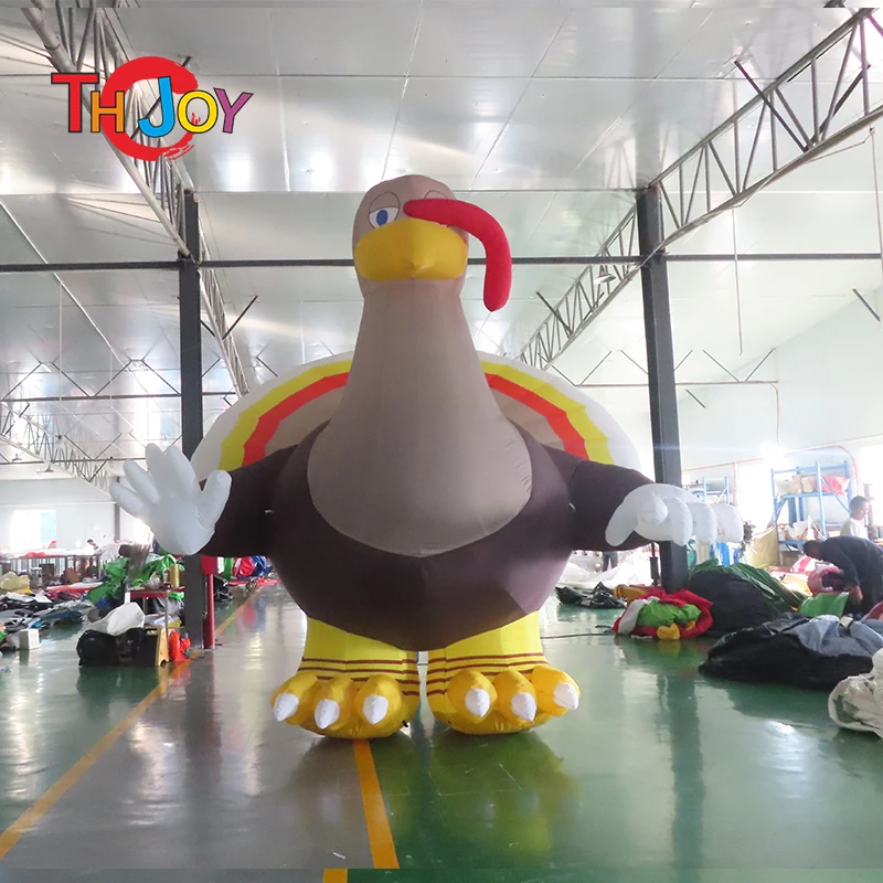 

free air ship to door! giant inflatable turkey model, 13ft 4m outdoor event decoration blow up turkey balloon