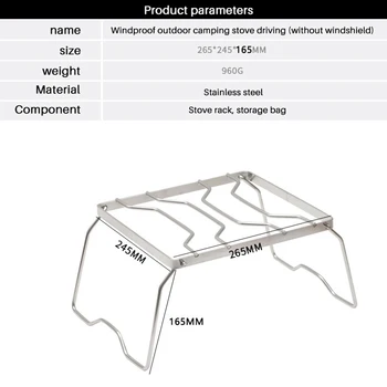 

BBQ Grill Portable Stainless Steel Folding Barbecue Grill Mini Pocket Park Camping Christmas Family Party Outdoor Garden Rack