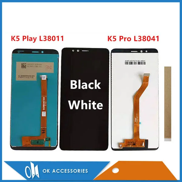 Оригинальный ЖК дисплей для Lenovo K5 Play L38011 / Pro L38041 с сенсорным экраном стеклянный