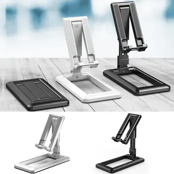 

Multifunction 360 Rotation 4-13 inch Tablet PC Stand/ Mobile Phone Holder Metal Base Universal Foldable Lazy Tablet Support
