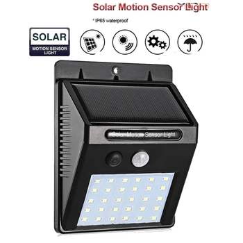

1-4pcs 30LED Solar Light Human Infrared PIR Motion Sensor Wall Lamp Security Outdoor Lighting Waterproof Garden Lamp Pathway Lig