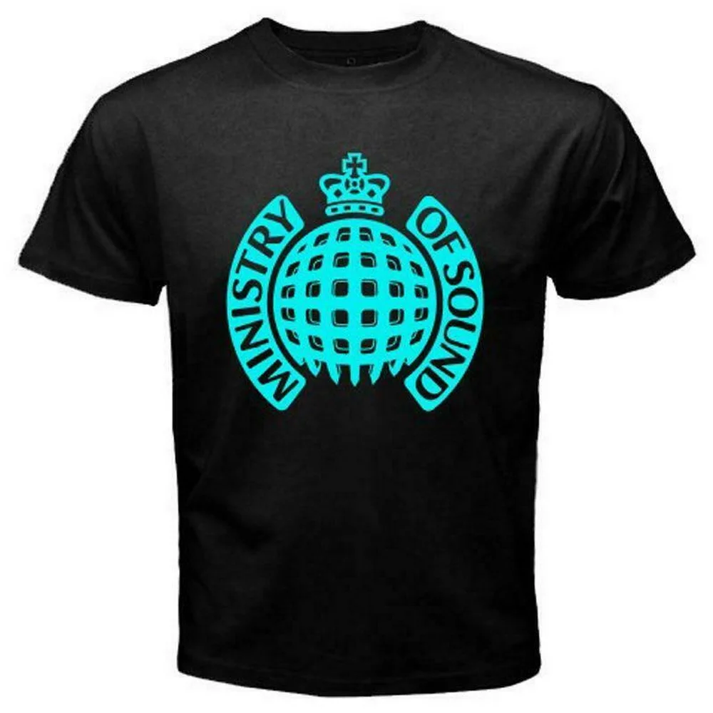 Новинка, футболка с логотипом "MINISTRY OF SOUND", "ELECTRO DANCE MUSIC", размер S до 3XL, размер США, хлопковые спортивные тренажеры, фитнес-топы, футболка