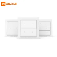 Original 2020 Xiaomi Aqara Opple Wireless Scene Switch Smart Home 1 2 3 Gang Light Switch Zignee 3Work With MiHome Apple HomeKit
