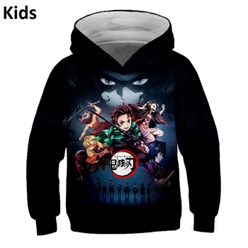 

2020 New Demon Slayer Cospaly Chlidren Cloth Set Kids 3d Print Hoodie Baby Girl Boy Hoodies Sweatshirts S-XXL 01