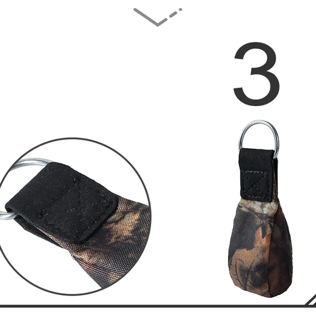 Outdoor Climbing Tree Climbing Nylon Rope Throwing Bag 150G Steel Ball Filling Rescue Rope Thrower