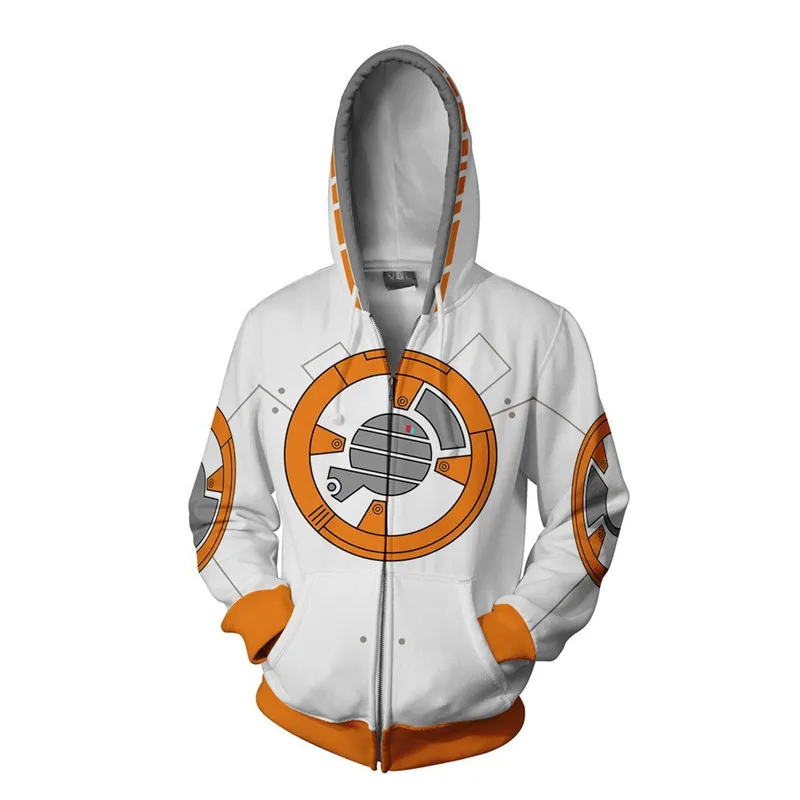 Hoodie Костюм из фильма «Звездные войны» Люк Скайуокер, воин-штурмовик, свитер с капюшоном, Obi Wan Kenobi черные толстовки, свитшоты, куртки - Цвет: Hoodie