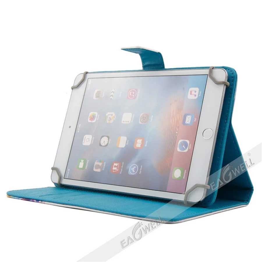 Универсальный 9,7 10 10,1 inch Tablet PC Печатный кожаный флип-чехол с подставкой для huawei lenovo samsung Tab 9,7 iPad 2/3/4 Air Чехол