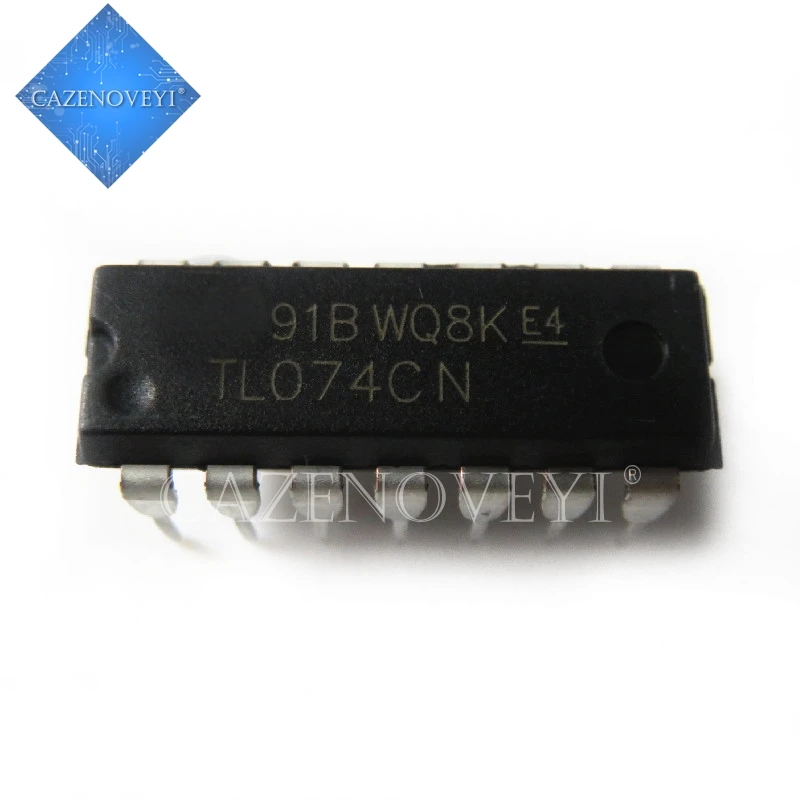 10 шт./лот TL074CN TL074 074CN DIP 14 новая Оригинальная фотография|Интегральные схемы| |