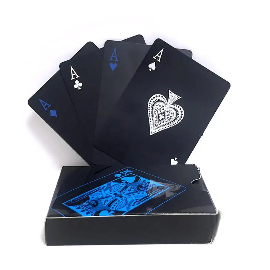 Quality Waterproof PVC Plastic Playing Cards Set 54pcs Deck Poker Magic Tricks