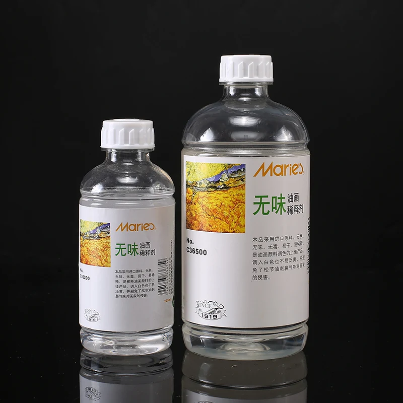 200/500ML Oil Paint Thinner,colorless and Odorless Oil Painting Color