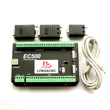 

LY NVEM upgrade Mach3 CNC Motion Control Card EC500 Ethernet 3/4/5/6 Axis 460kHz 24VDC Support Standard MPG for cnc