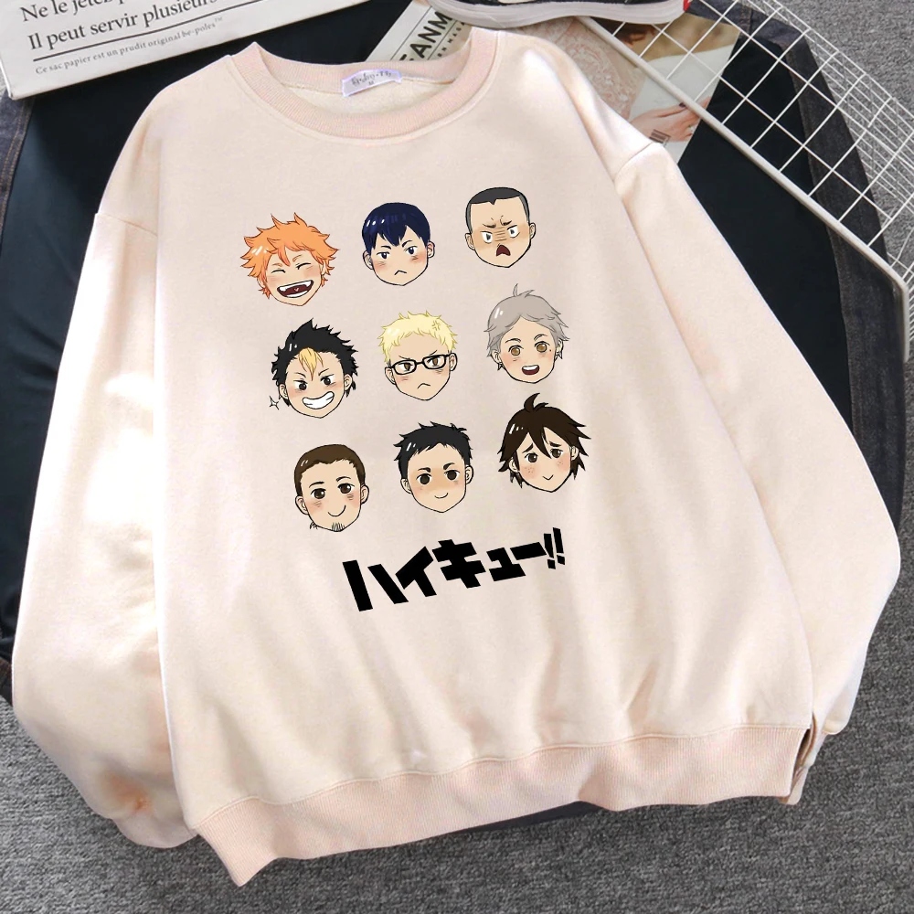 Худи Haikyuu мужское с принтом брендовая толстовка модный уличный пуловер в