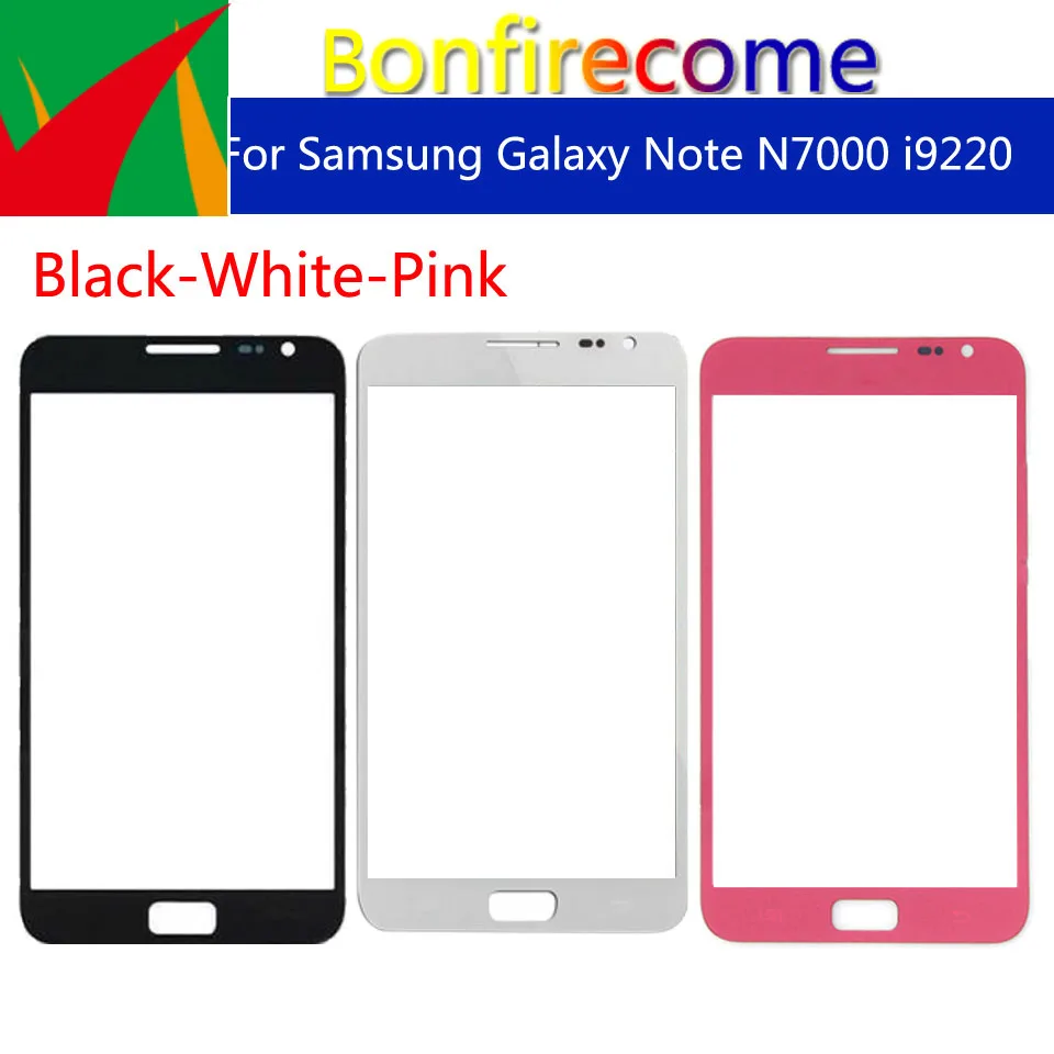 

10pcs\lote Touchscreen For Samsung Galaxy Note GT-N7000 GT-i9220 N7000 i9220 LCD Front Outer Glass Touch Screen Lens 5.3"