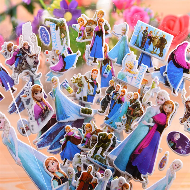 6 12 шт. Disney с героинями мультфильма Холодное сердце принцессами Эльзой и Анной