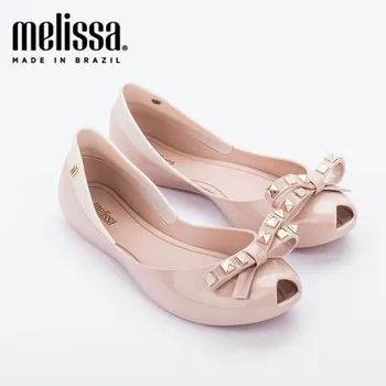 

Melissa Adulto Metal Rivet Queen Woman Jelly Shoes Fashion Sandals 2020 Summer Women Jelly Sandals Melissa Female Shoes