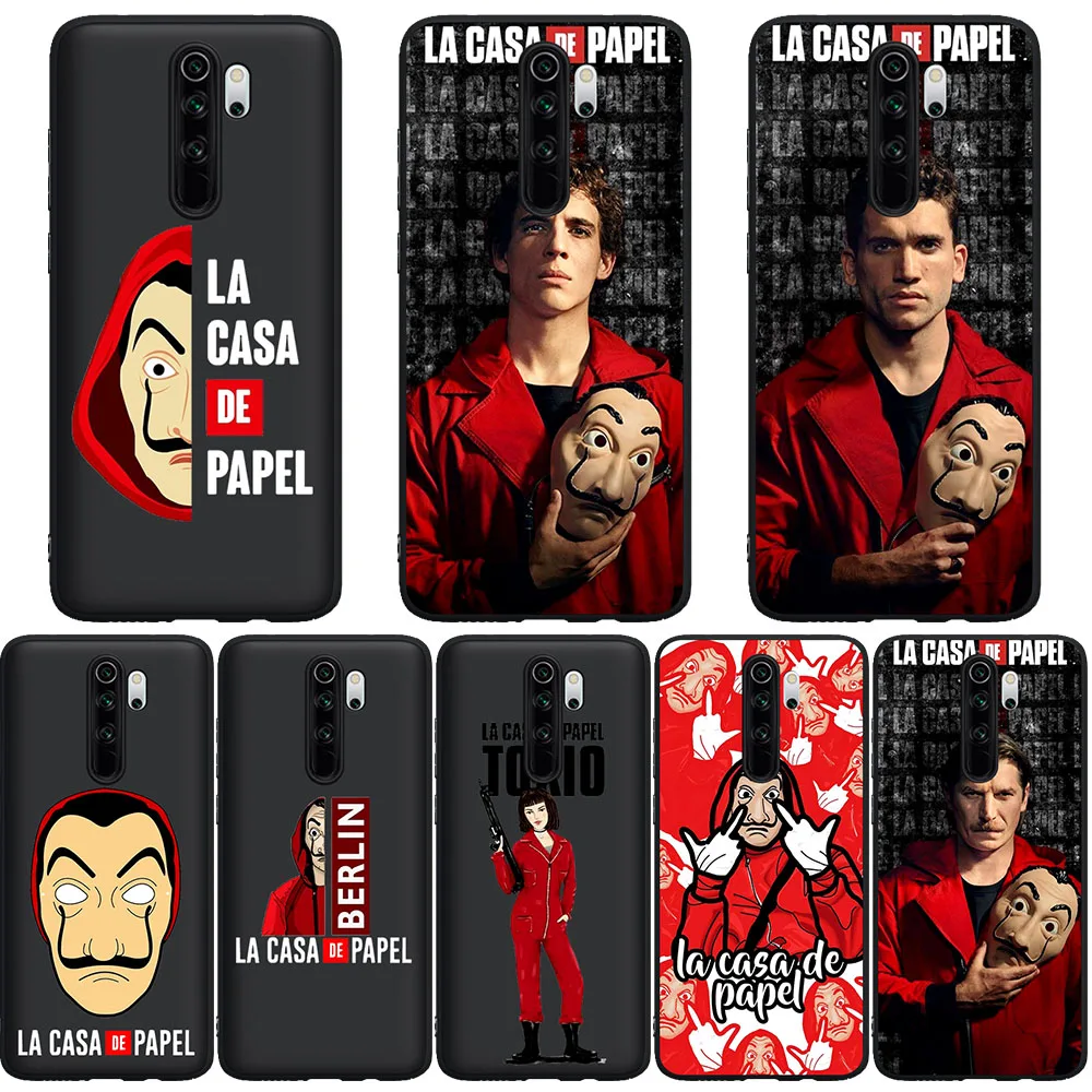 Испания ТВ деньги Heist House Paper La Casa de papel чехол для Xiaomi Redmi Note 5 6 7 8 Pro K20 K30 mi 9T Мягкий ТПУ