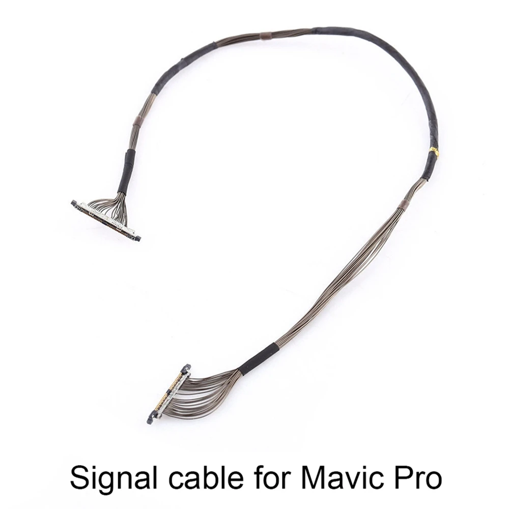 Signal Cable Гибкий ленточный плоский кабель для DJI Mavic Pro объектив для беспилотника карданный кронштейн амортизирующий кронштейн сигнальный кабель ремонтные комплекты запчасти - Цвет: Signal Cable