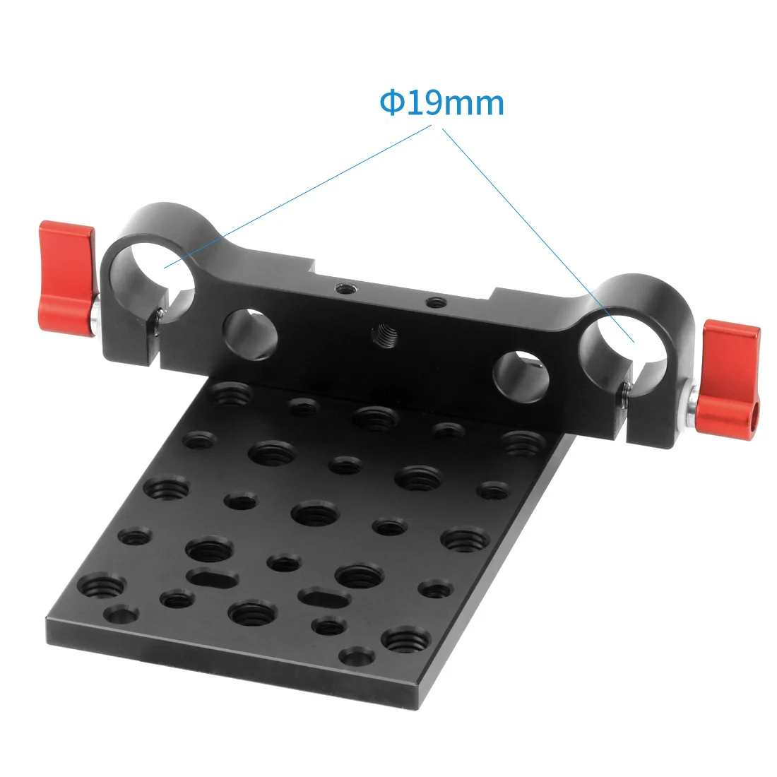 15mm Rod Clamp 1/4 3/8 Cheese Mount 19mm for SLR Camera Shoulder Rig Follow Focus Support Railblock Switch Plate Tripod Base