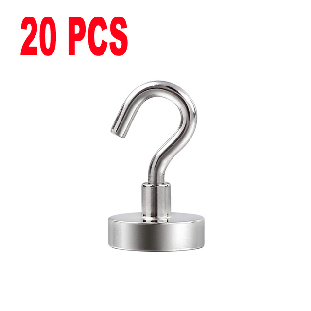PCS Strong Magnet Hook For Kitchen Bedroom Bathroom Towels Robe Utensils Key Wall Hanger Magnetic Hooks Organization