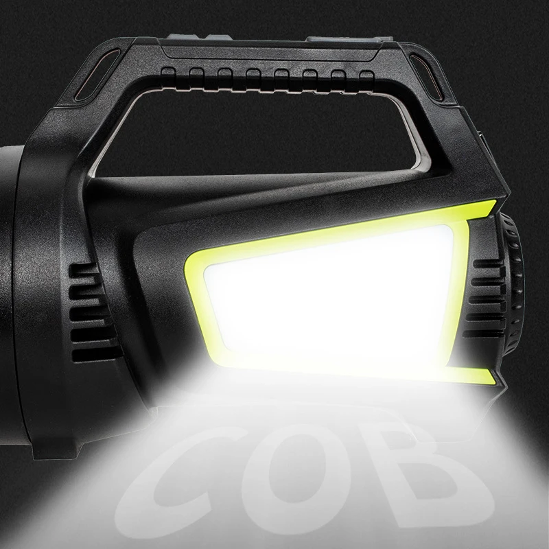 Holofote ao ar Livre à Prova P50 + Cob Lanterna Poderosa Recarregável Portátil Lanternas Led Lado Luz Dwaterproof Água 7 Modo 4 Computers & Electronics