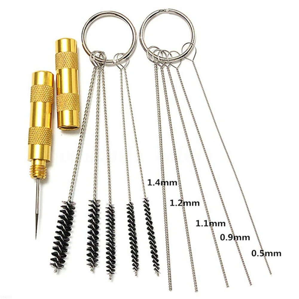 11pcs Airbrush Cleaning Needle & Brush Accessories Kit for Spray Gun Cleaner 2 2