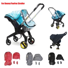 

4 in 1 Car Seat Stroller Accessories Rain Cover Sunshade Cover Mosquito Net Change Washing Kit For Doona/FooFoo Stroller