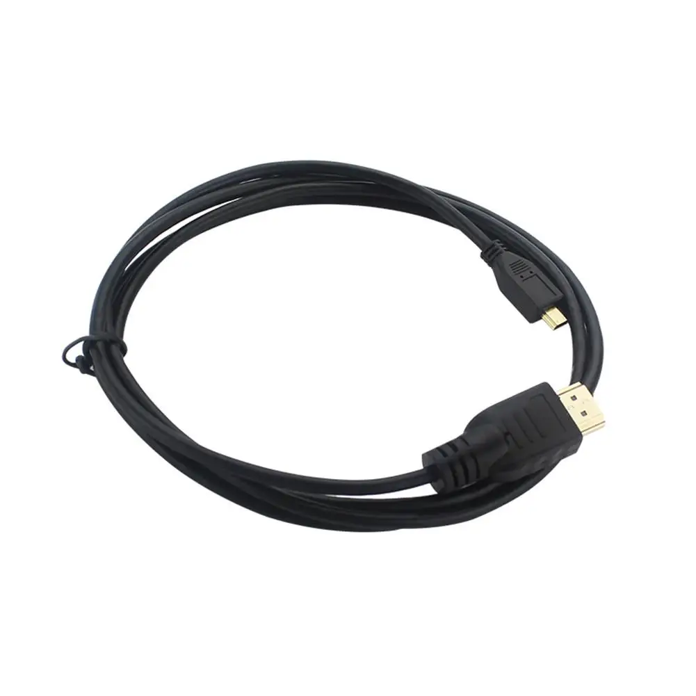 1,5 м HDMI видео Кабель-адаптер микро HDMI к HDMI HD видео кабель 4K для Raspberry Pi 4/4B подключение цифровой камеры и игровой консоли
