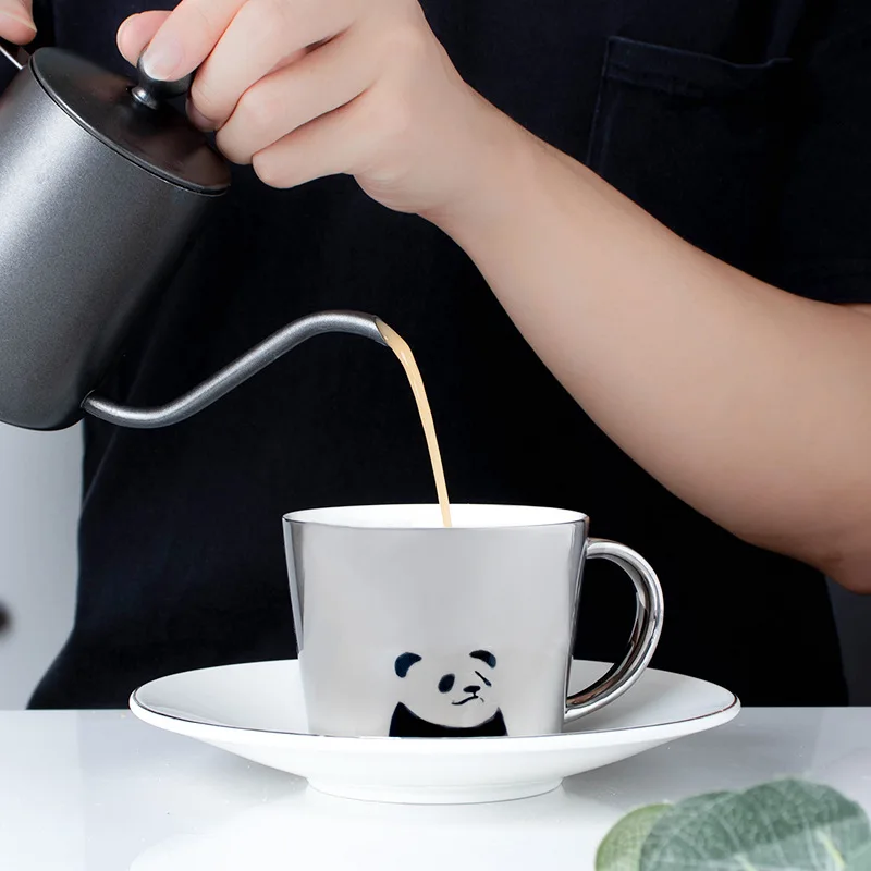 Panda Mug - Positive Vibes - Personalized Cute Watercolor Panda Mug 2024