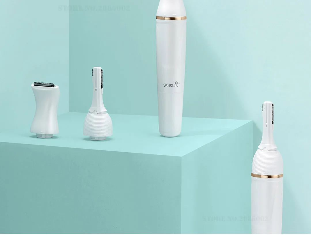 Xiaomi Wellskins женский эпилятор влажная сухая бритва бритвенный станок Дамская Машинка для удаления волос триммер две скорости Керамический Резак машинка для стрижки волос