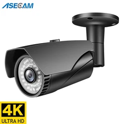 8MP 4K camera video surveillance extérieure IP POE dispositif de sécurité domestique avec codec H.265 protocole Onvif grise Caméra de Surveillance 