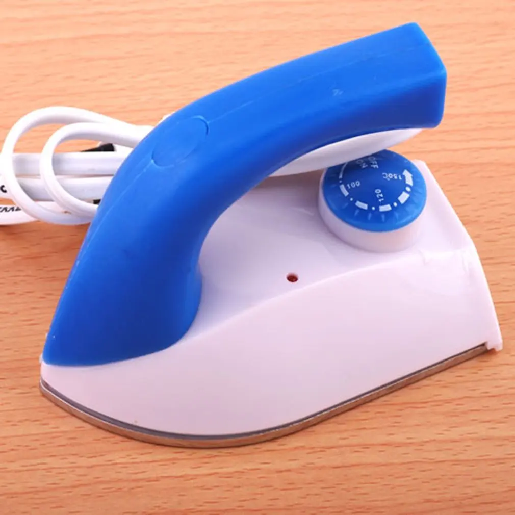 

Home Electric Iron Mini Handheld Adjustable Temperature Control Flatiron Tool for Clothes Fast Heating