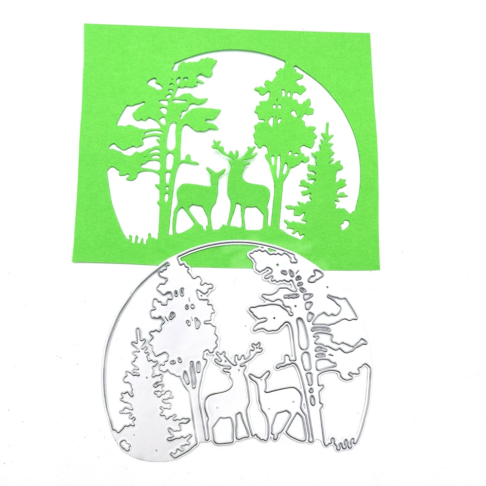 

Julyarts Forest Deer Metal Cutting Dies for Scrapbooking New 2021 Thankful Metal Cutting Dies Embossing Scrapbooking Stencil