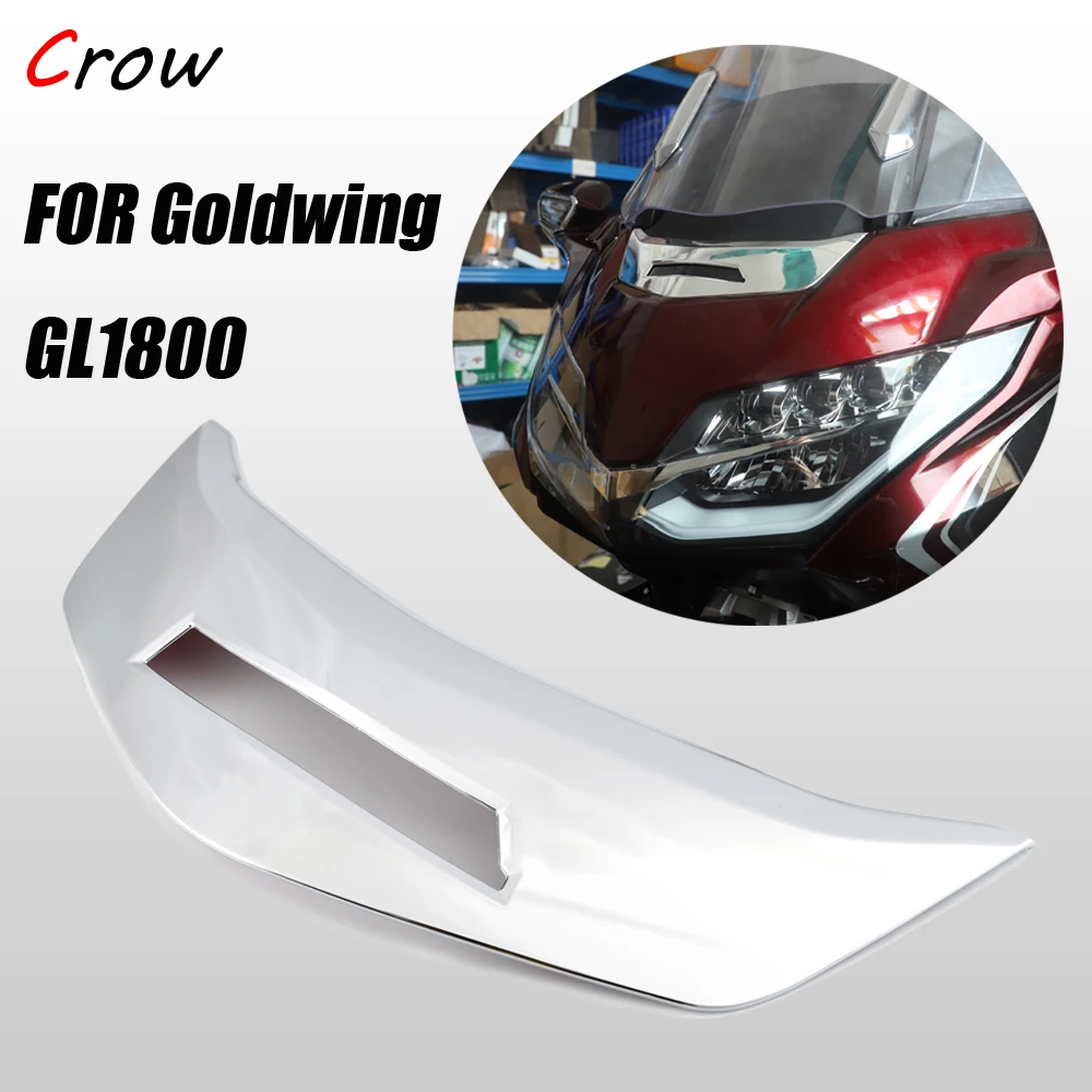 

The accent chrome cover decoration of the front fairing is used for Honda Goldwing 1800 F6B GL1800 2018 2019 2020