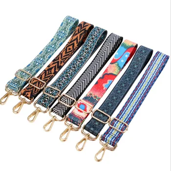 

Fashion Bag Strap For Women Removable DIY Shoulder Rainbow Handbag Accessories Cross Body Nylon Bag Straps 140cm