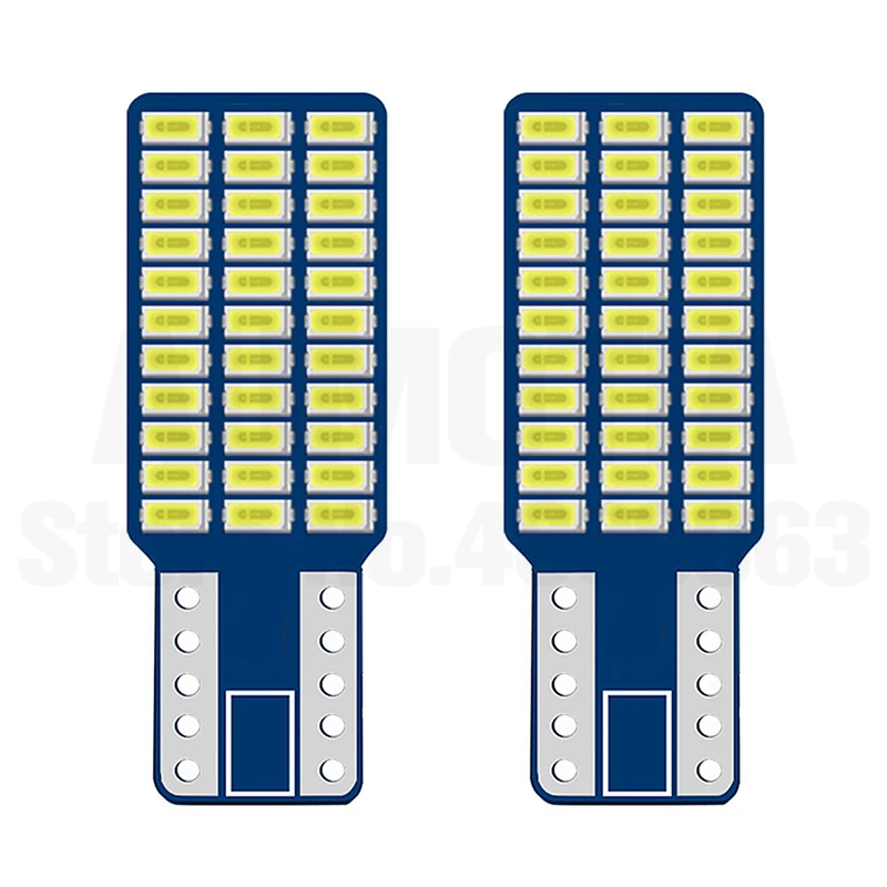 100x автомобиля светодиодный светильник T10 W5W светодиодный s 15 33 SMD 3014 4014 для очистки автомобиля Габаритные огни купольная лампа AC/DC 12V - Испускаемый цвет: 33-3014SMD