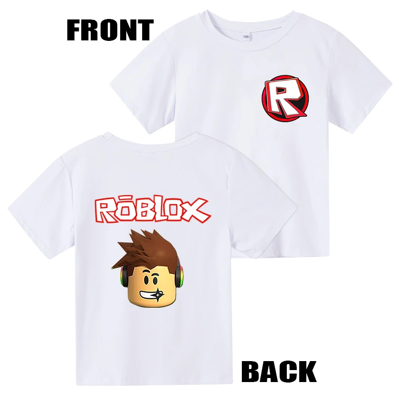 Летняя футболка Robloxing одежда новинка модная детская 3D для мальчиков и девочек