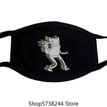 

Adventure Time Psychedelic Mask, Finn The Human Tee, Men'S Women'S Washable Reusable Mask with
